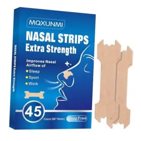 H05xm001 Nantong Youjiu Medical Products Co. Ltd. 45 Count Nasal Strips For Snoring Nose Extra Strength- Upgraded