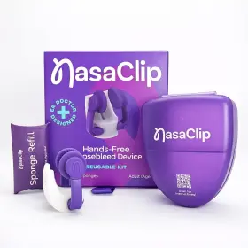 A-rk-6 Nasaclip Nosebleed Relief Device Hands Free Nasal Stop Er Doctor Designed Adults