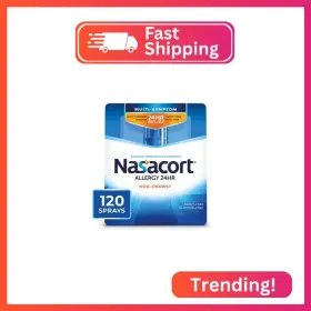 41167580059 Nasacort 24hr Allergy Nasal Spray For Adults Non-drowsy And Alcohol Free 120 Spr