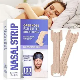 Nose100 Nasal Strips For Snoring 100 Pcs Nose Breathing Extra Strength