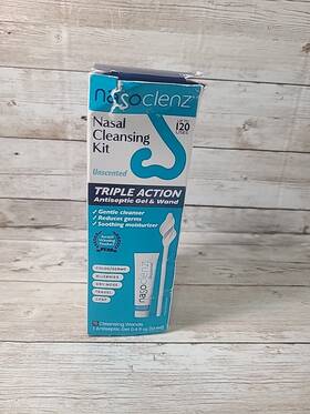 Nasoclenz 381900000117 Nasal Cleaning Kit Antiseptic Gel And Wand 15 Wands Exp 02/27