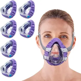 Lh-6p-s Nataku 6-pack Small Cpap Mask Liners Compatible With F20 Light Purple