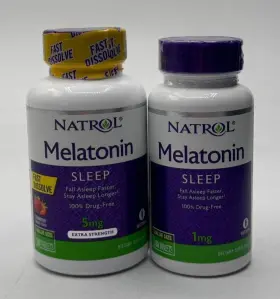 Natrol 047469071448 Melatonin Sleep 5 Mg 150 Tablets And 1 180 Pack Of 2 05/26