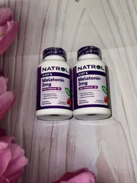 Natrol 047469072810 Lot Of 2 Sleep Melatonin 3mg Fast Disolve 100% Drug Free 150 Tablets