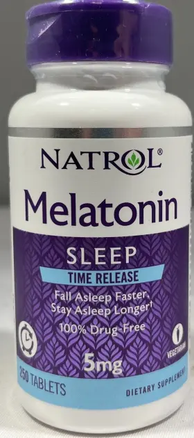 Natrol 047469074173 Melatonin Sleep Time Release 5mg - Exp 12/24