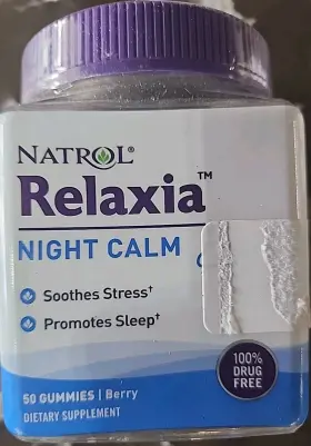 Natrol 047469076849 Relax Night Calm 50 Count Inch Soothes Stress Exp Date 06/2026
