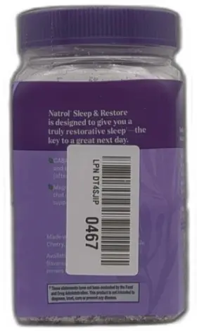 2027-8-1 Natrol 047469083588 Sleep And Restore Magnesium Glycinate Blend Gummies