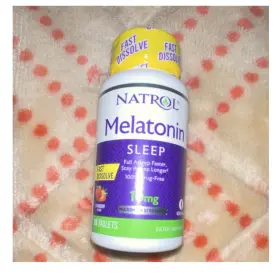 61374 Natrol Fast Dissolve Drug-free Melatonin 10 Mg Strawberry 60 Tablets