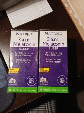 7820.901 Natrol Narrow 3a.m. Melatonin Sleep 48 Tablets Exp 1/31/25