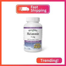 2716 Natural Factors Stress-relax Melatonin 3 Mg By Sleep Aid Resets The Sl
