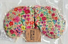 Natural Life Pts000032 Eye Pillow Weighted Unscented Floral Microwavable Freezable Plush