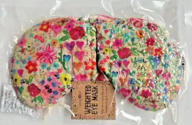 Pts000032 Natural Life Eye Pillow Weighted Unscented Floral Microwavable Freezable Plush