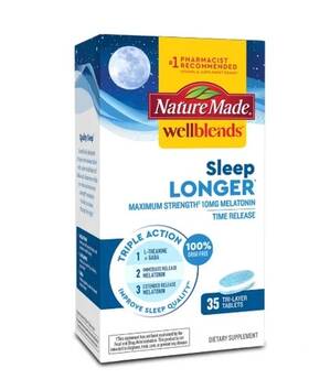 Nature Made 031604001032 Naturemade Wellblends Sleep Longer Maximum Strength 35 Tri-layer Exp 11/26