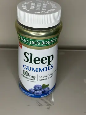 Nature S Bounty 074312011238 Natures Blueberry Sleep Gummies 10mg Melatonin 90 Ct. Ex 11/2025