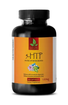 5-htp Nature Supplement 700348757689 5htp - 100mg Can Be Used To Fight Obesity 1b