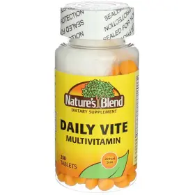 Natures Blend 079854400359 Daily Vite Multivitamin Tablets 250 Ct