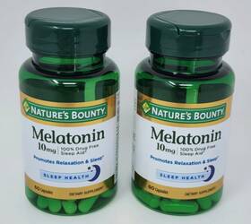 Natures Bounty 074312194917 2x Melatonin 100% Drug-free Sleep Aid 10 Mg 60 Count 4/2026