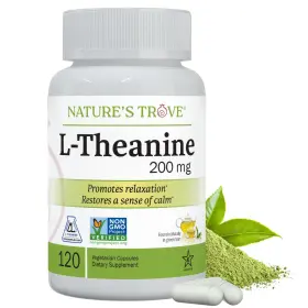 Trlth120 Natures Trove L-theanine 200mg 120 Vegetarian Capsules