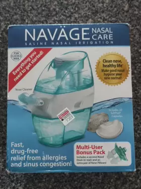 Rsi23 Navage Basic Bundle Nasal Irrigation Nose Cleaner And 20 Saltpods Read