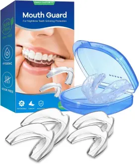 Nt-mg-003 Neateeth Mouth Guard For Grinding Teeth At Night Pack Of 4 Dental Guards Sleeping