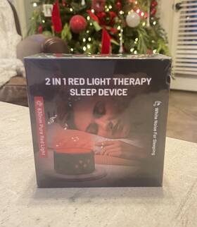 Neibuglow Eg72 2 In 1 Red Light Therapy/ White Noise Sleep Device New Factory Sealed Orig 129