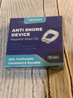 Neomen 778365027412 4 Pcs Anti Snore Device Magnetic Nose Clips-new In Box- Sealed Fast Ship