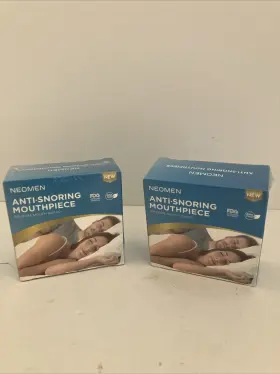Neomen 795042459601 Anti-snoring Mouthpiece Bruxism Mouth Guard Lot Of 2 New Sealed Box