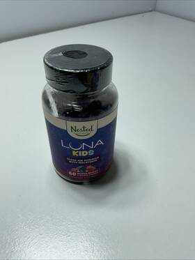 Nested Naturals Ndn00711 Luna Kids Gentle Sleep Supplement Tropical Berry 60 Chewable Tabletsex8/26