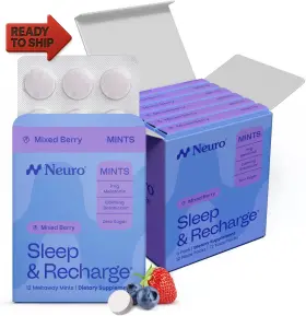 Neuro 445030491498 Sleep And Recharge Meltaway Mints - Aid For Adults With Melatonin 1mg