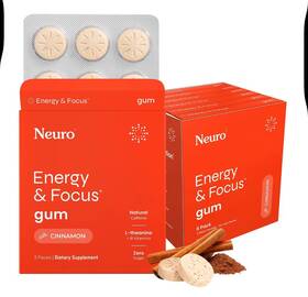 Neurogum 850008160042 12 Pack 144 Pc Cinnamon Neuro Mints - Energy And Focus Exp 02/26