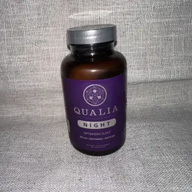 Neurohacker Collective 850027149103 Qualia Night Sleep Aid Non-habit Forming Science-backed Supplement 80 Capsules