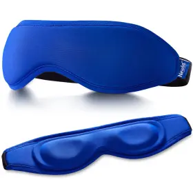 Newla 199874459592 Contoured Cooling Gel Eye Mask Snug-fit Cold Therapy Compress For Puffiness