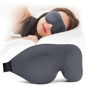 Newvanga 758232682166 Sleep Mask For Back And Side Sleeper 1 Count Pack Of Grey