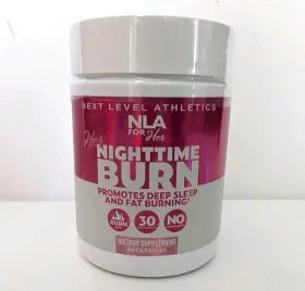 Next Level Athletics 656103082889 Nla For Her Nighttime Burn Women Sleep Support Fat Burning 60 Capsules New