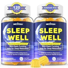 B0d86pp5ht Nextdia Melatonin-free Sleep Gummies With Magnesium Gaba 5-htp L-theanine