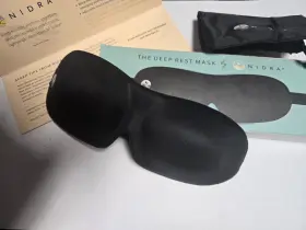Bd11282 Nidra 3d Sleep Mask For Unisex Light Blocking Deep Rest Blackout Eye Black
