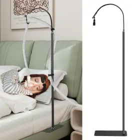 Nc-hc1sjkczj23bl-yus-f Nidreamce C/apap Hose Holder For Bed Adjustable C-pap Tubing Stand Apap Hanger Av
