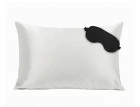 Night 850022597220 100% Silk Pillowcase King And Eye Mask Set