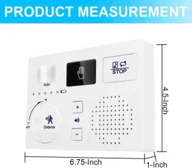 No 632351842901 Bathroom White Noise Machine For Privacy Motion Activated