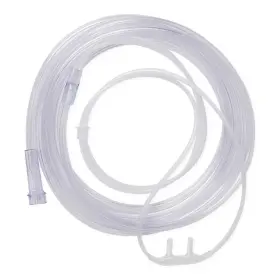 Hcs4514 No Touch Nasal Oxygen Cannula Standard Connector 7-ft. Tubing Length Adult Size