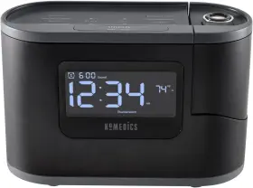Ss-5080 No Recharged Alarm Clock And White Noise Sound Machine 6-in-1 Projection
