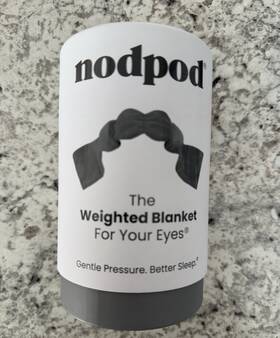 Nodpod 850073602126 New Weighted Blanket For Your Eyes Sleep Mask Elephant Gray Grey
