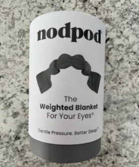 Nodpod 850073602126 New Weighted Blanket For Your Eyes Sleep Mask Elephant Gray Grey