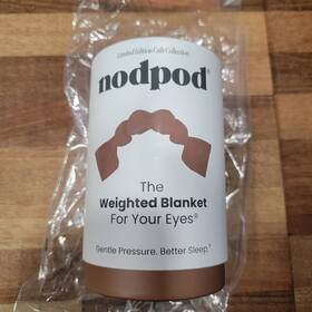 Nodpod 850073602157 Sleep Mask Weighted Blanket For Your Eyes Cafe Collection Mocha New