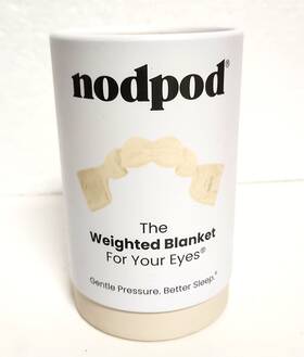 Nodpod 850565006401 Weighted Sleep Mask - Bone Open Box