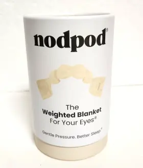 Nodpod 850565006401 Weighted Sleep Mask - Bone Open Box
