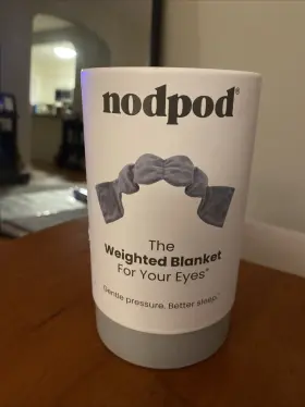 Nodpod 857465006180 The Weighted Blanket For Your Eyes Sleep Mask Gray
