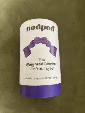 Nodpod 857465006210 The Weighted Blanket For Your Eyes Sleep Mask Amethyst Purple