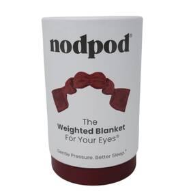 Nodpod 857465006760 The Weighted Blanket For Your Eyes Sleep Mask Dark Red Chianti Pima New