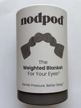 Nodpod 86681000178 Sleep Mask Weighted Blanket For Your Eyes Gray Color New Free Ship